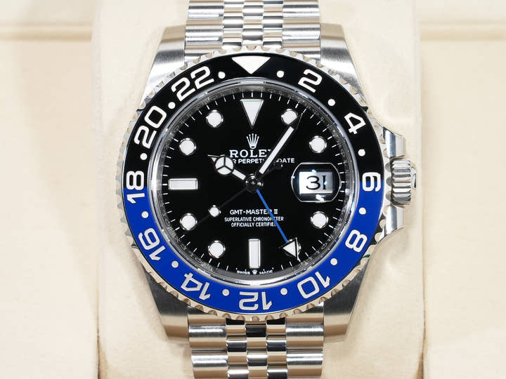 ロレックス GMTマスターII Ref.126710BLNR ステンレススチール ブラック文字盤 ジュビリーブレスレット 未使用 dndo93to