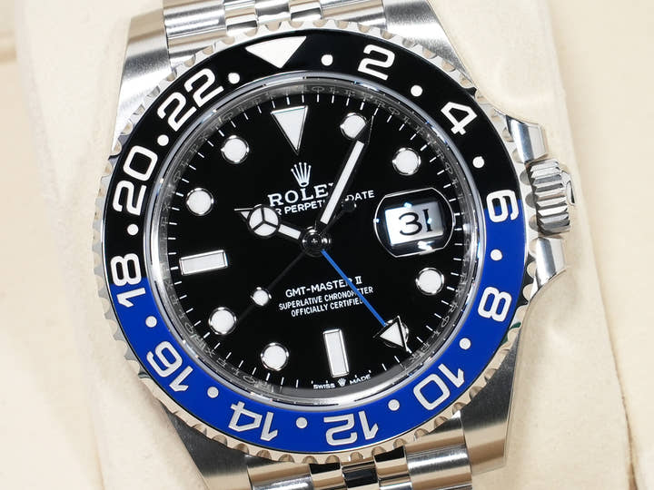 ロレックス GMTマスターII Ref.126710BLNR ステンレススチール ブラック文字盤 ジュビリーブレスレット 未使用 dndo93to