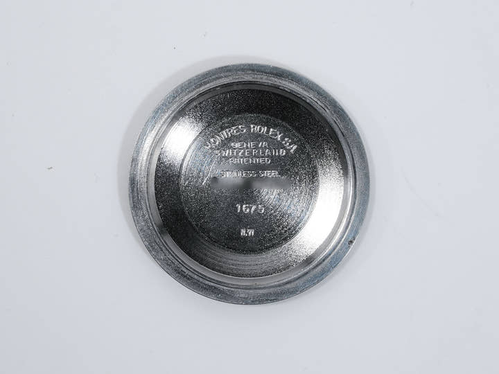 ロレックス GMTマスター Ref.1675 ステンレススチール ブラック文字盤 オイスターブレスレット 中古 kjkbv3i2