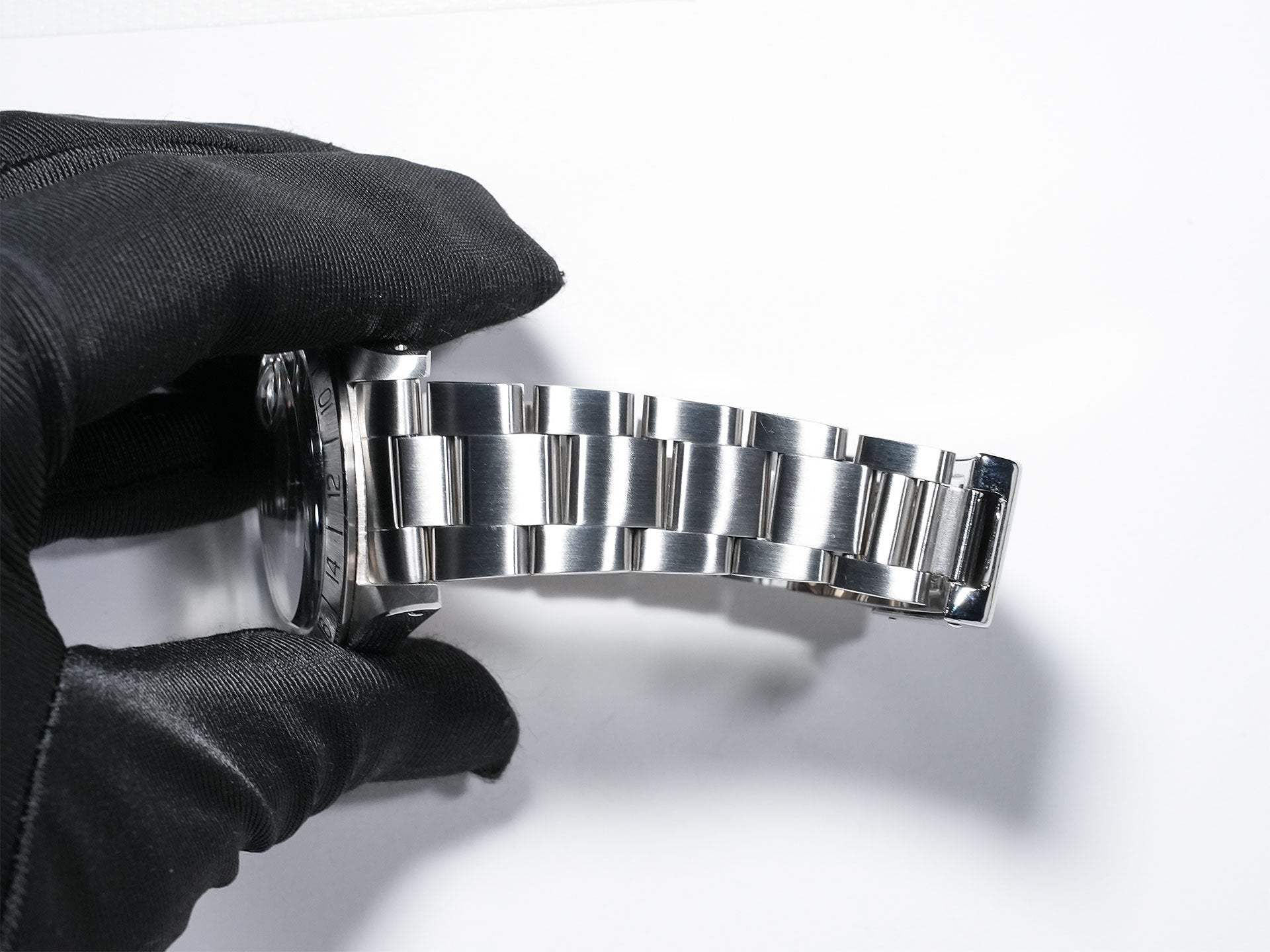 ロレックス エクスプローラーII Ref.1655 ステンレススチール ブラック文字盤 オイスターブレスレット 中古 apa58pym