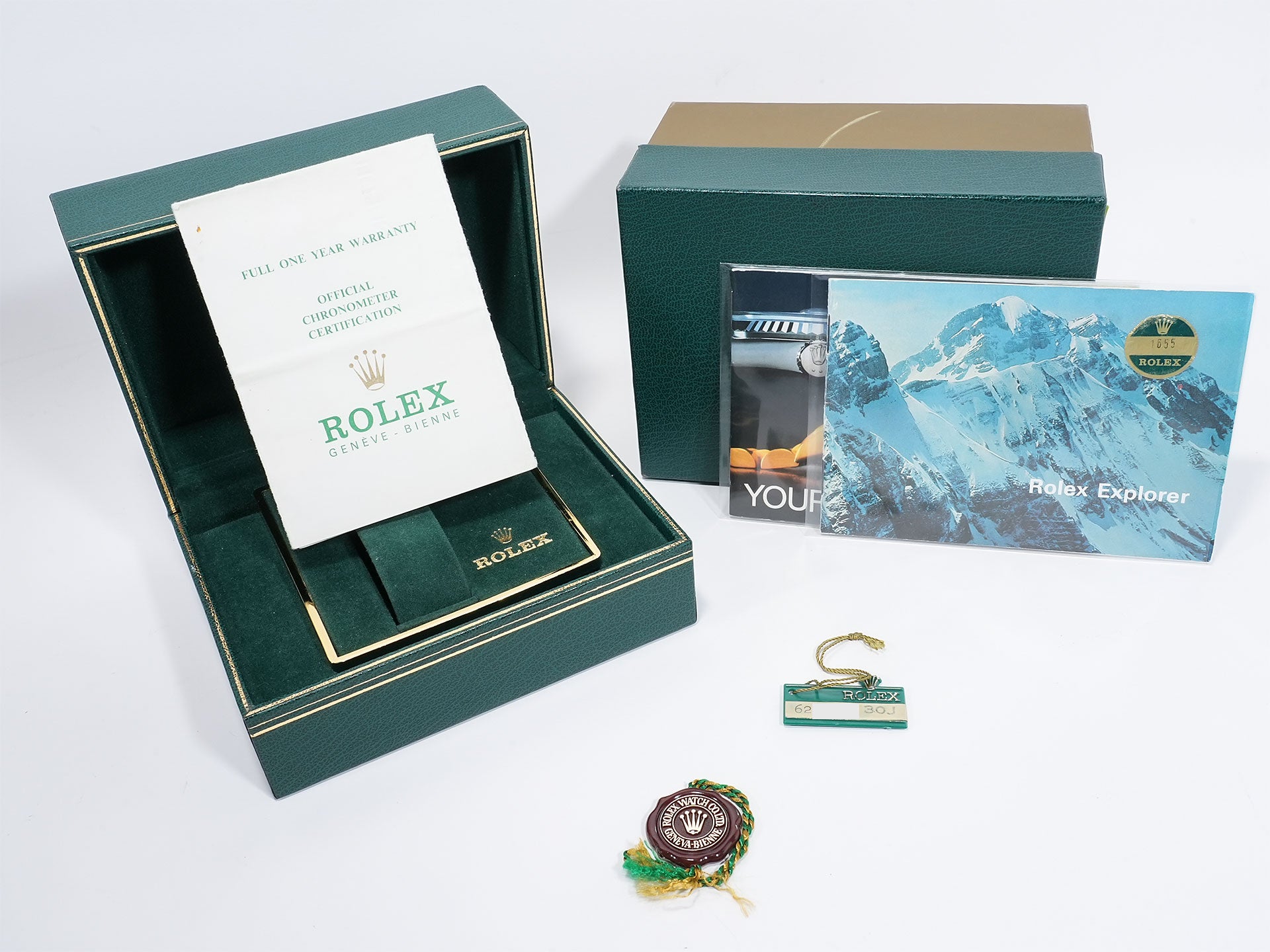 ロレックス エクスプローラーII Ref.1655 ステンレススチール ブラック文字盤 オイスターブレスレット 中古 apa58pym