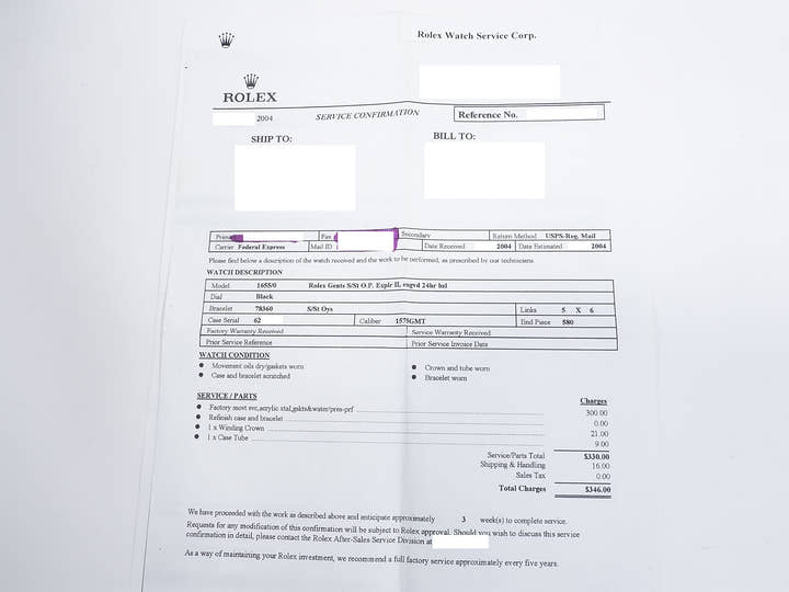 ロレックス エクスプローラーII Ref.1655 ステンレススチール ブラック文字盤 オイスターブレスレット 中古 apa58pym