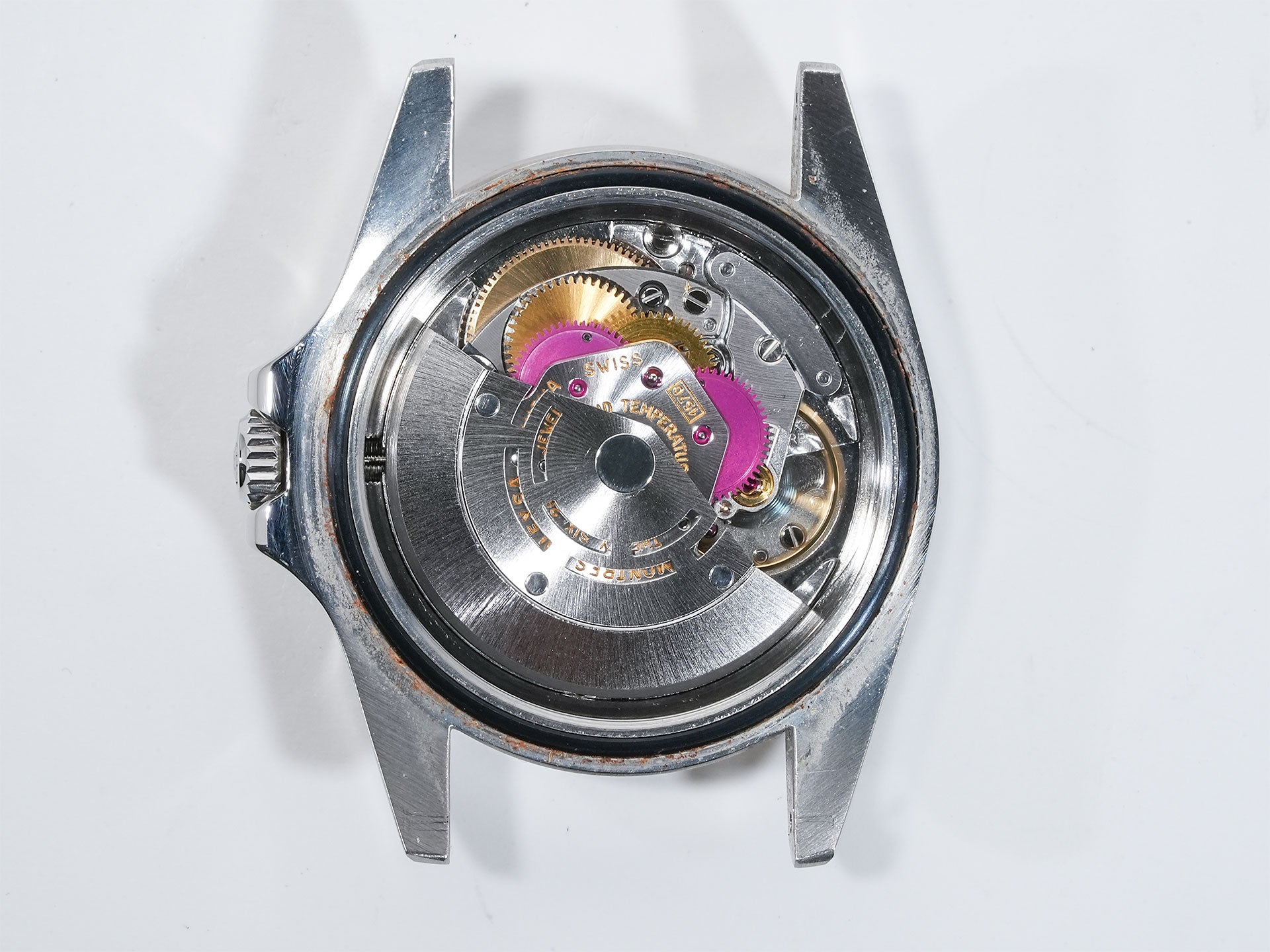 ロレックス エクスプローラーII Ref.1655 ステンレススチール ブラック文字盤 オイスターブレスレット 中古 apa58pym