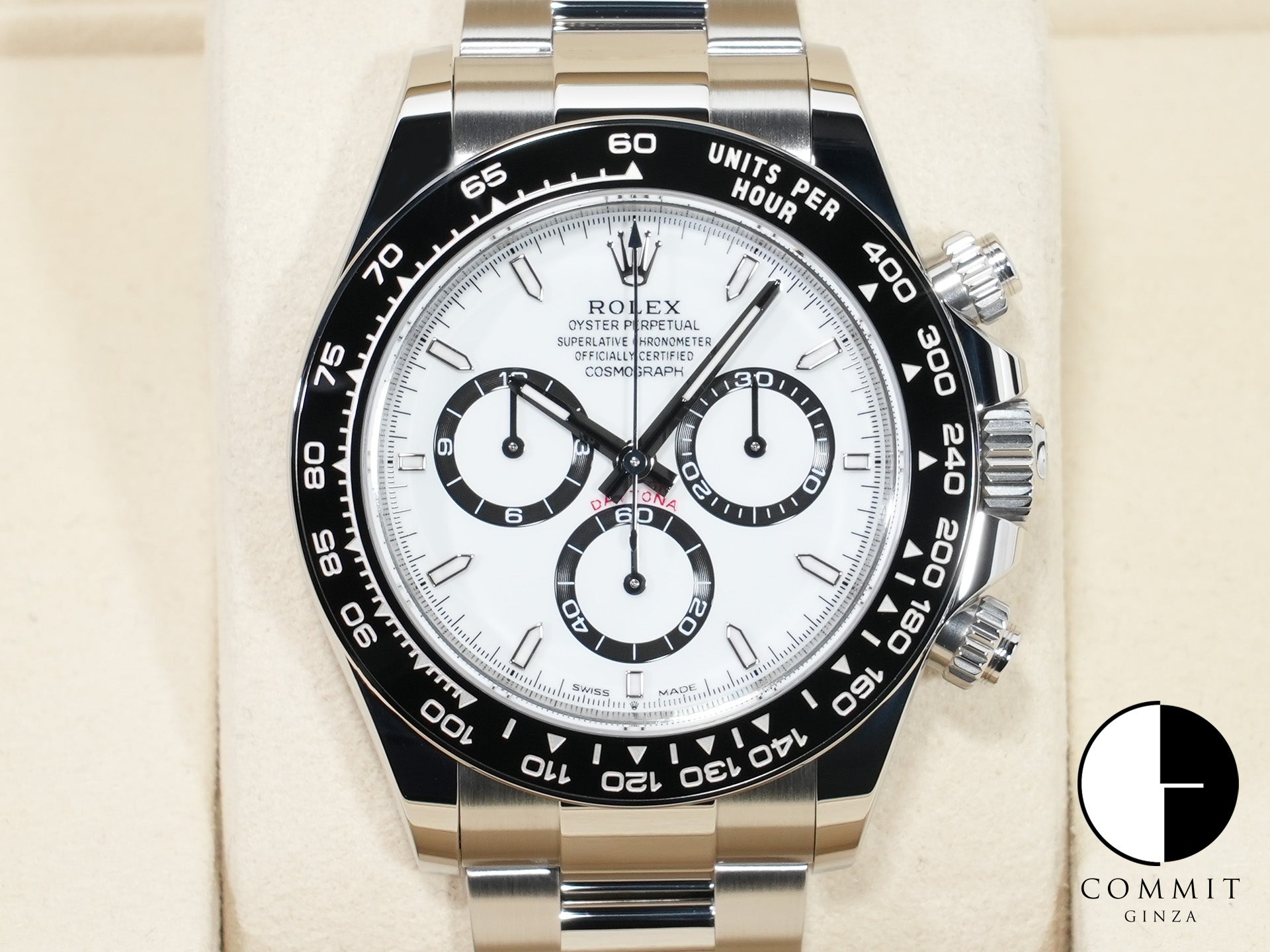 ロレックス デイトナ Ref.126500LN ステンレススチール ホワイト文字盤 未使用 proxcz28