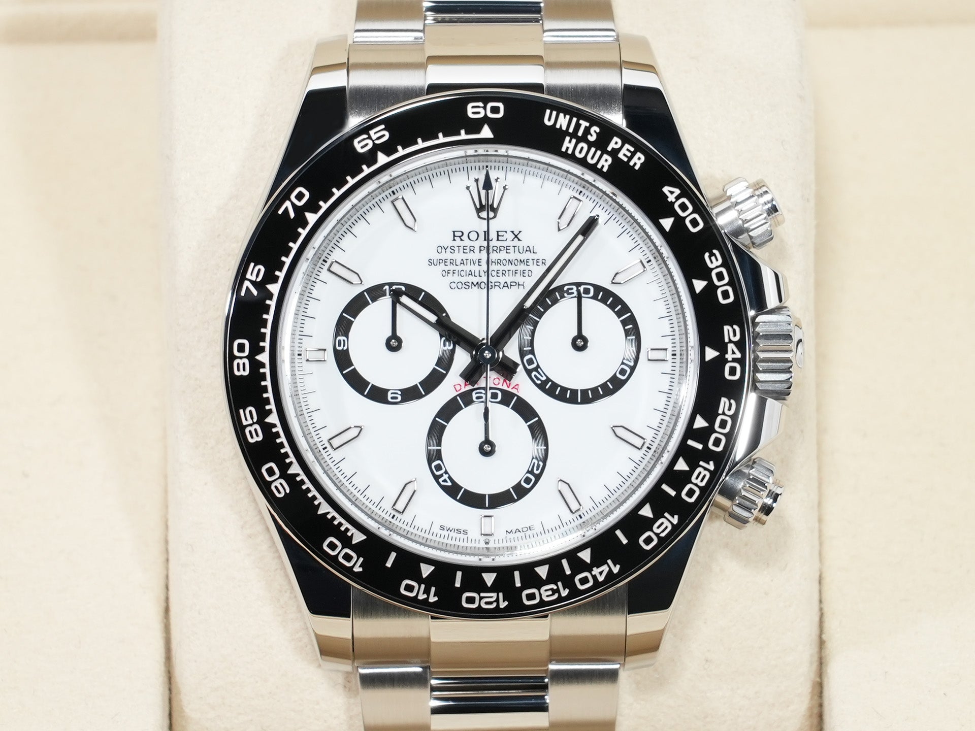 ロレックス デイトナ Ref.126500LN ステンレススチール ホワイト文字盤 未使用 proxcz28