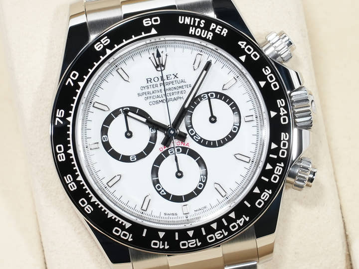 ロレックス デイトナ Ref.126500LN ステンレススチール ホワイト文字盤 未使用 proxcz28