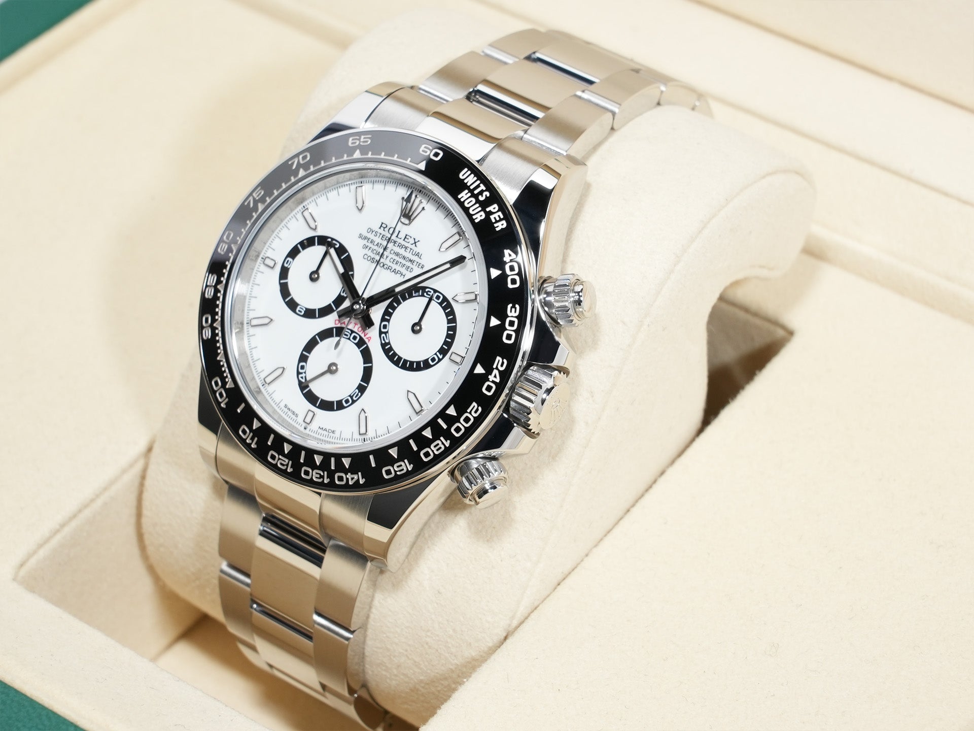 ロレックス デイトナ Ref.126500LN ステンレススチール ホワイト文字盤 未使用 proxcz28