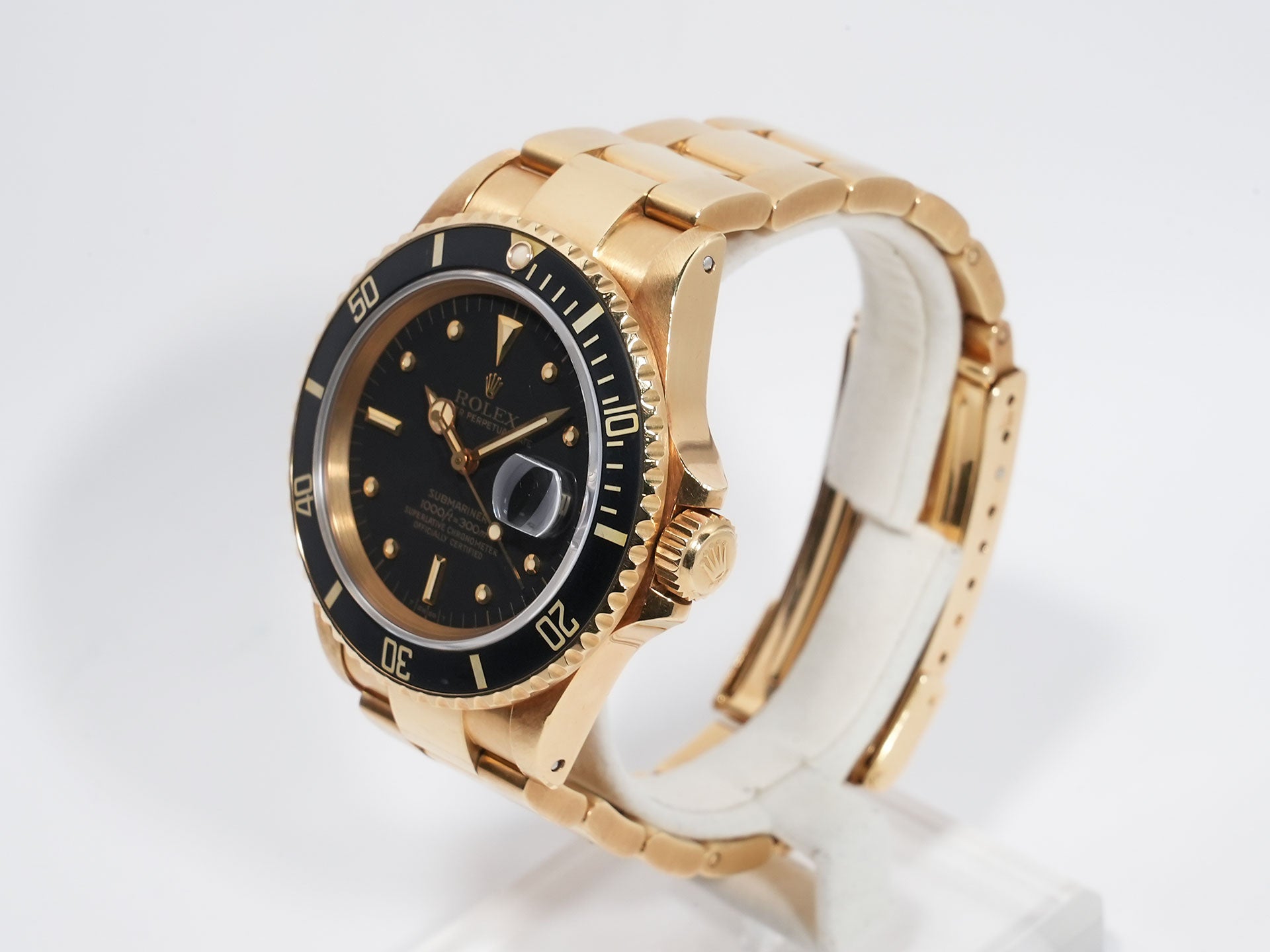 ロレックス サブマリーナー デイト Ref.16808 イエローゴールド ブラック文字盤 中古 4gndzr7f