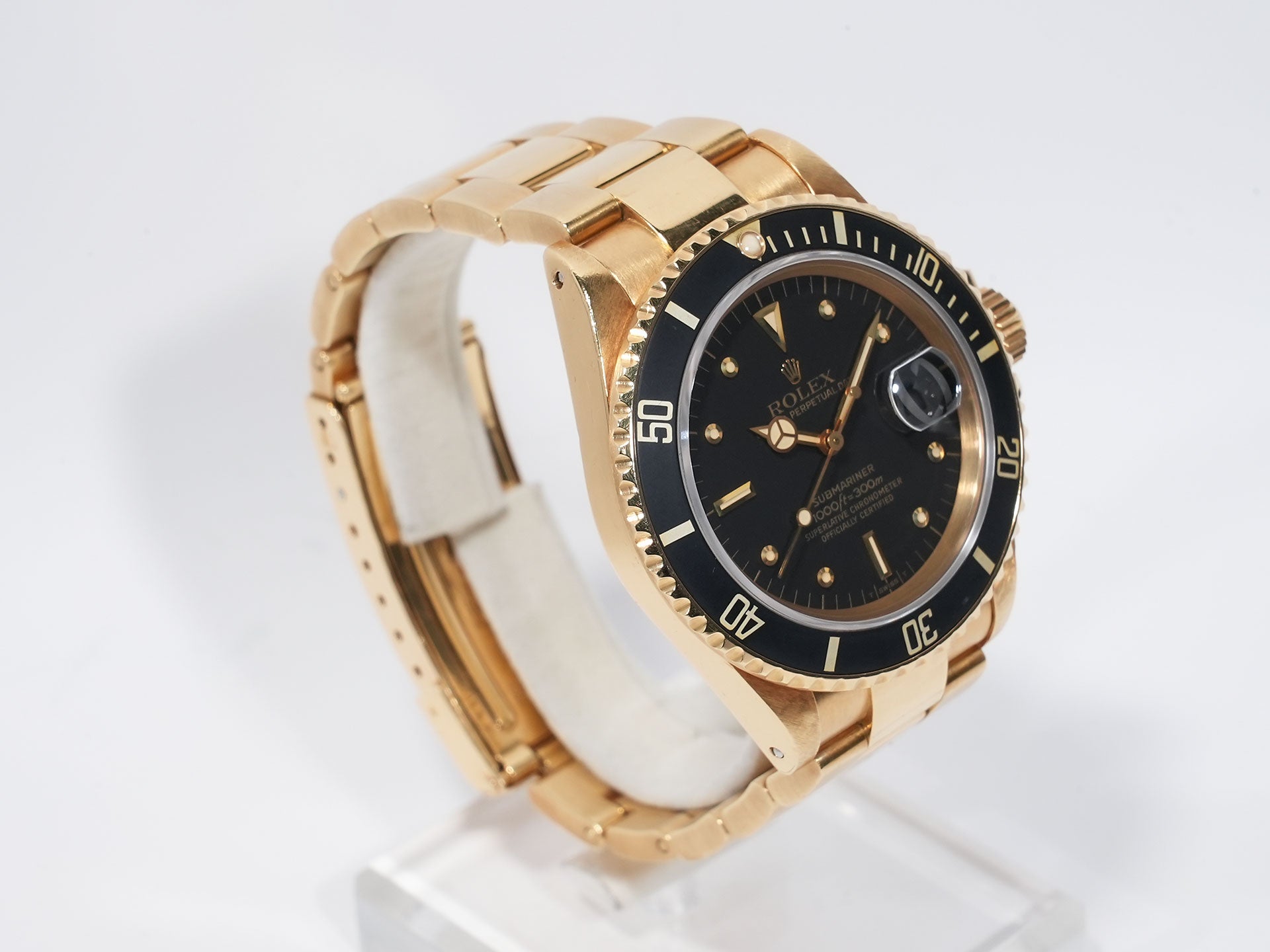 ロレックス サブマリーナー デイト Ref.16808 イエローゴールド ブラック文字盤 中古 4gndzr7f