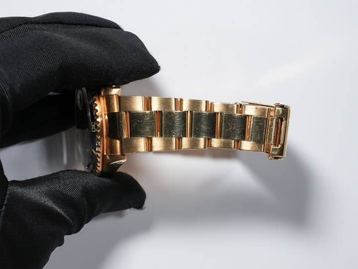 ロレックス サブマリーナー デイト Ref.16808 イエローゴールド ブラック文字盤 中古 4gndzr7f