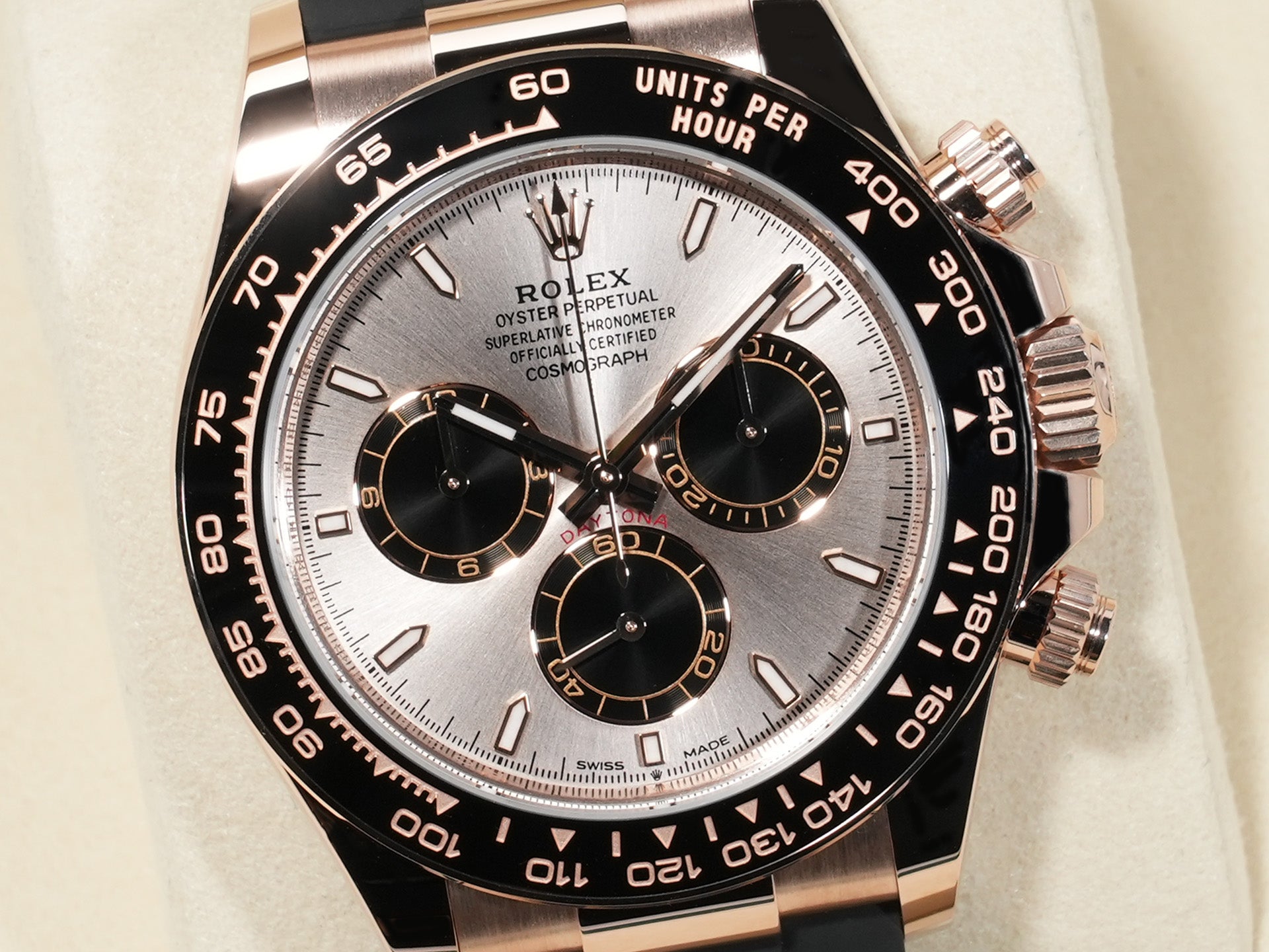 ロレックス デイトナ Ref.126515LN エバーローズゴールド サンダストxブライトブラック文字盤 未使用 3yh8twdz