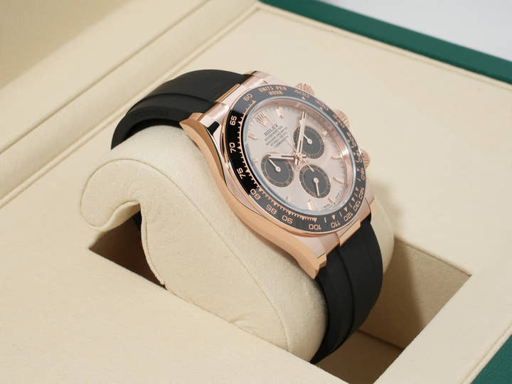 ロレックス デイトナ Ref.126515LN エバーローズゴールド サンダストxブライトブラック文字盤 未使用 3yh8twdz