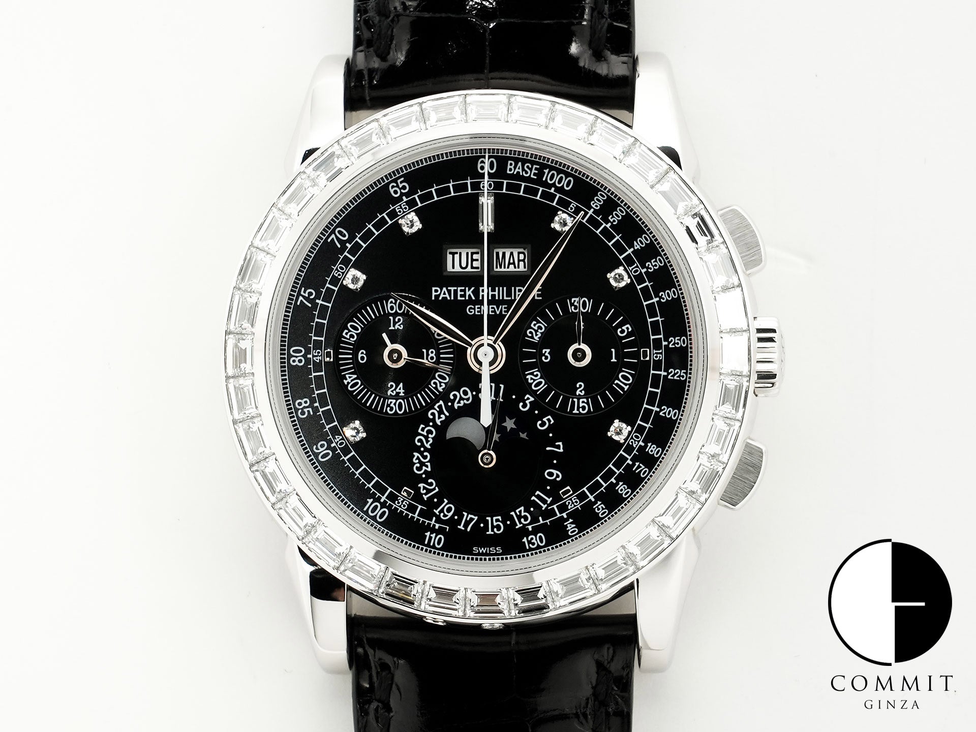 パテックフィリップ パーペチュアルカレンダー クロノグラフ Ref.5971P-001 プラチナ ブラック文字盤 極美品 tu2tshbw