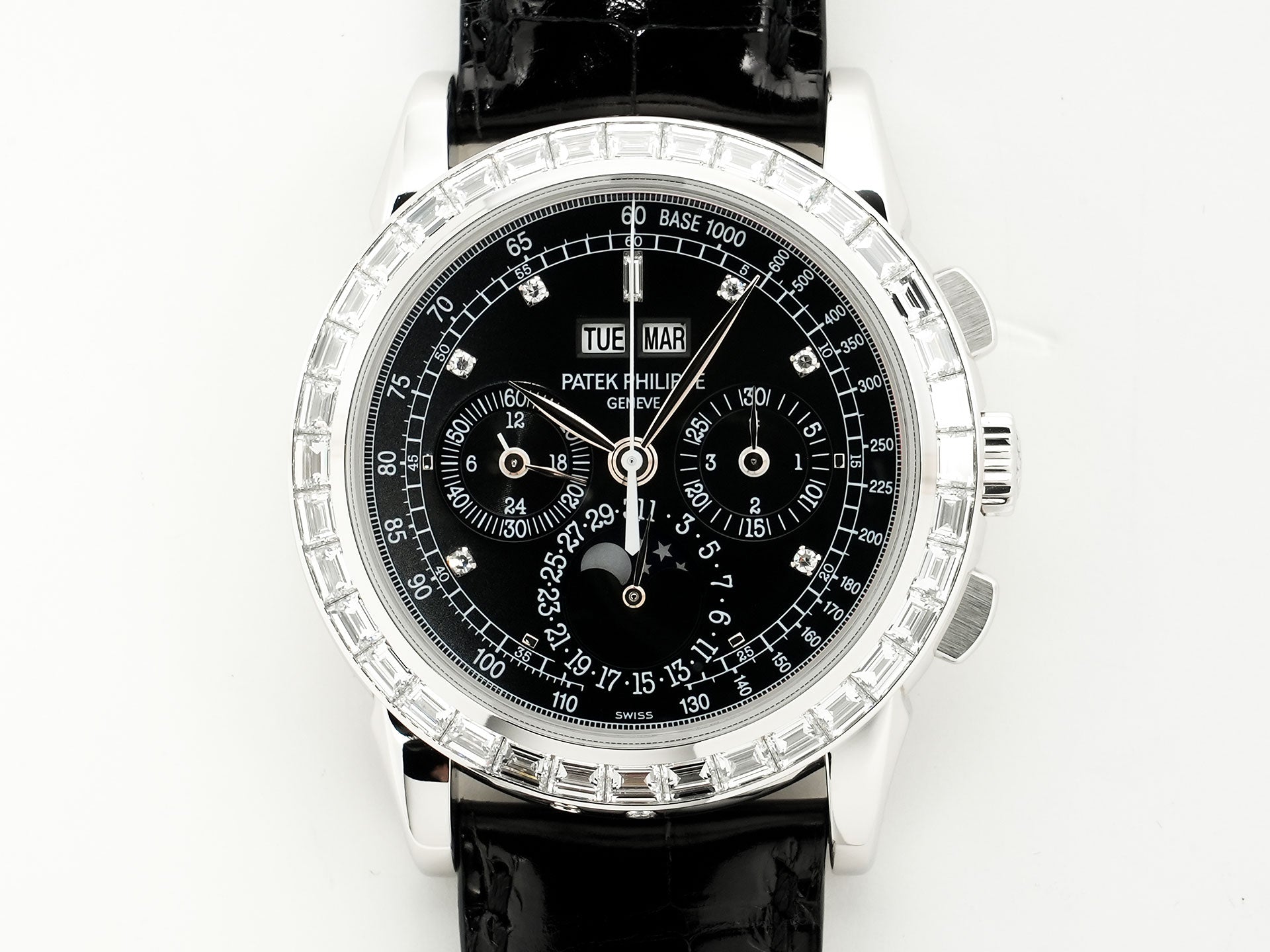 パテックフィリップ パーペチュアルカレンダー クロノグラフ Ref.5971P-001 プラチナ ブラック文字盤 極美品 tu2tshbw