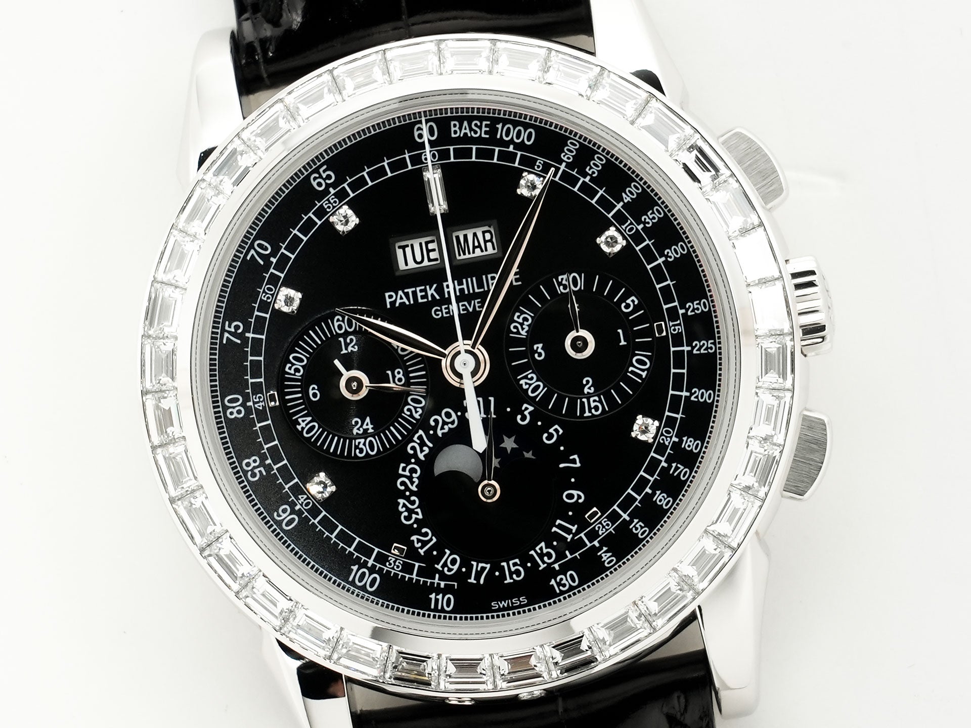 パテックフィリップ パーペチュアルカレンダー クロノグラフ Ref.5971P-001 プラチナ ブラック文字盤 極美品 tu2tshbw