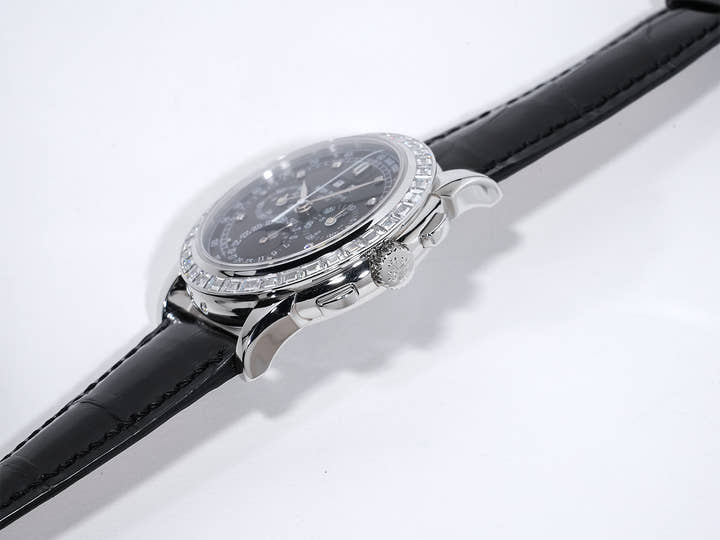 パテックフィリップ パーペチュアルカレンダー クロノグラフ Ref.5971P-001 プラチナ ブラック文字盤 極美品 tu2tshbw