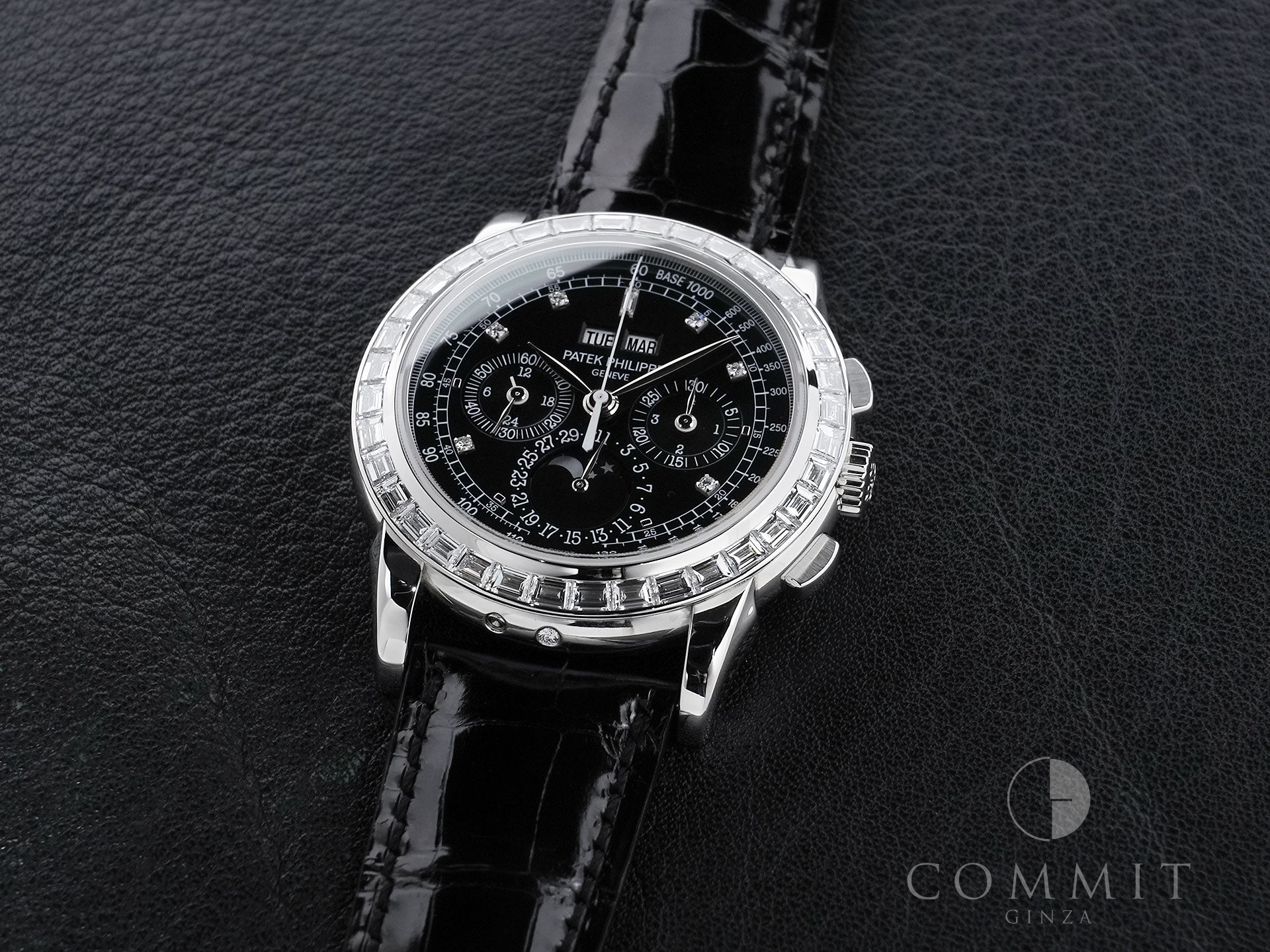パテックフィリップ パーペチュアルカレンダー クロノグラフ Ref.5971P-001 プラチナ ブラック文字盤 極美品 tu2tshbw