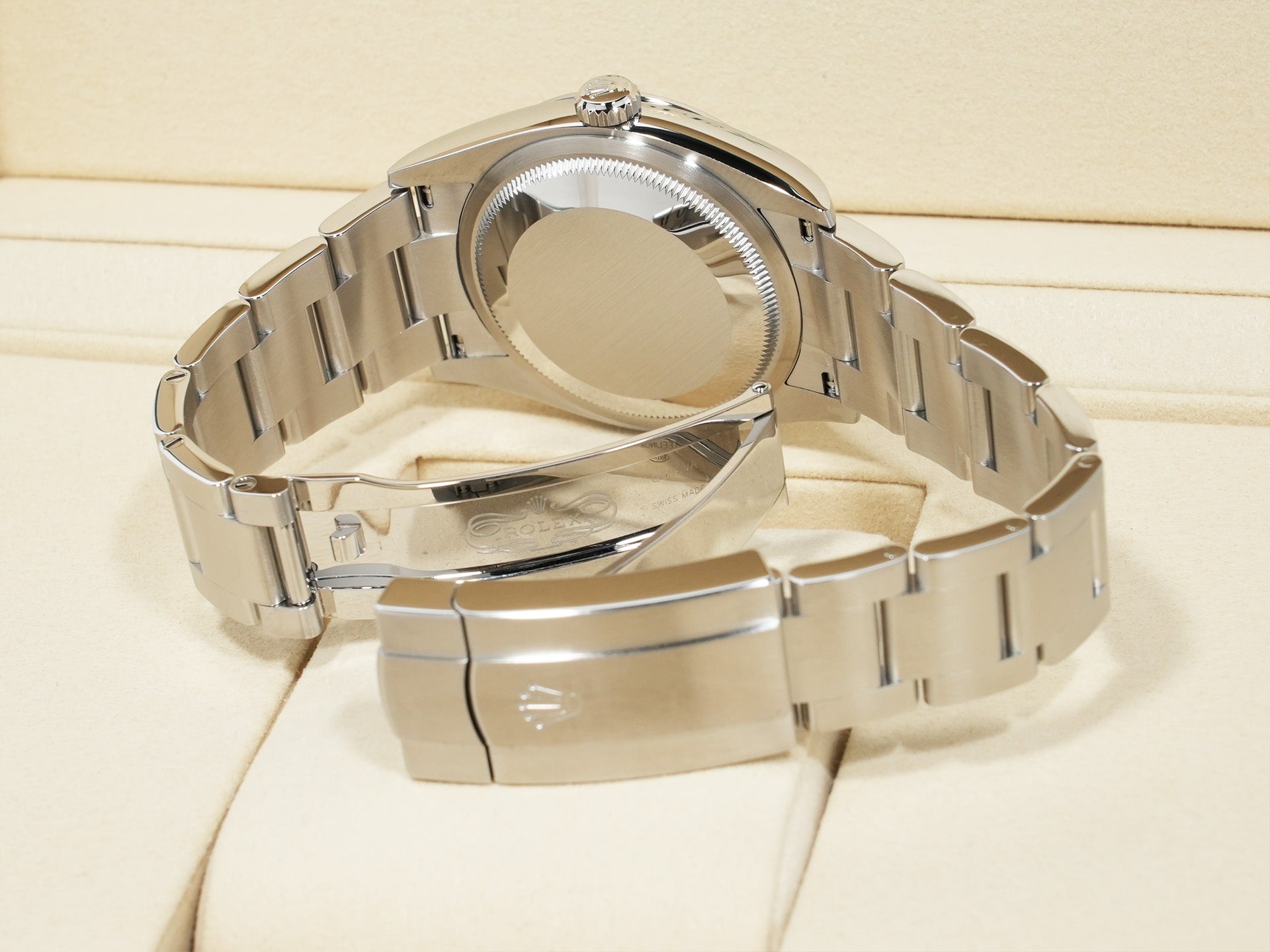 ロレックス オイスターパーペチュアル36 Ref.126000 ステンレススチール ターコイズ文字盤 未使用 7229un39