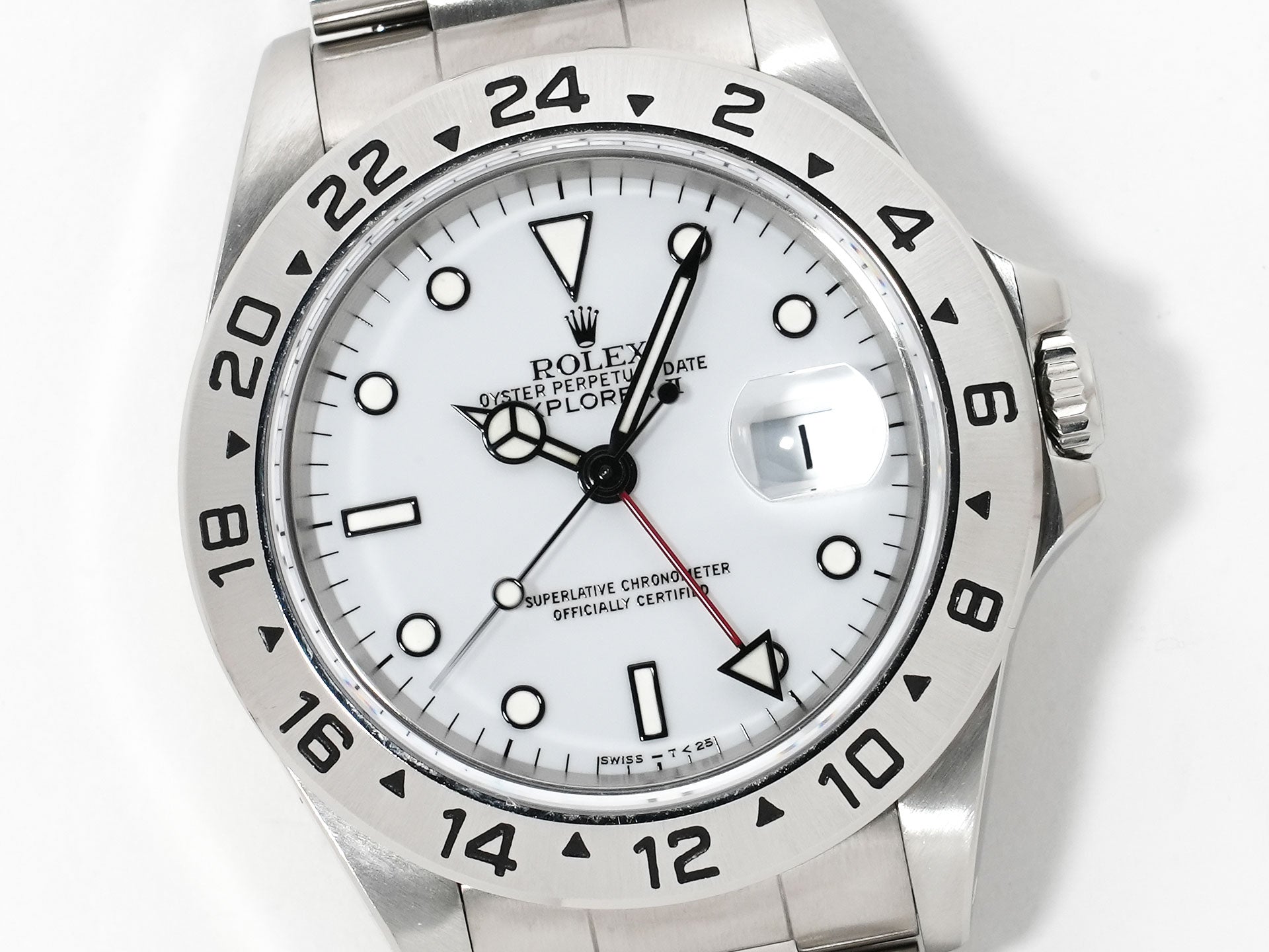 Rolex Explorer II Ref. 16570 Stainless Steel White Dial Oyster Bracelet Excellent Condition pja8gdv2