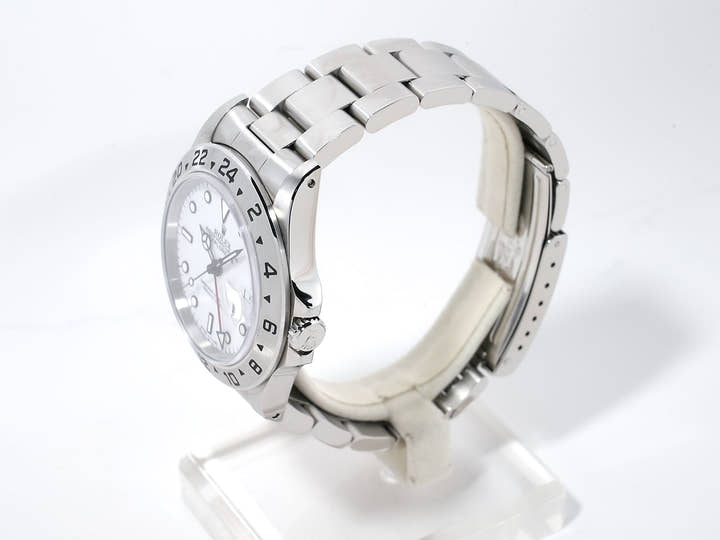 Rolex Explorer II Ref. 16570 Stainless Steel White Dial Oyster Bracelet Excellent Condition pja8gdv2