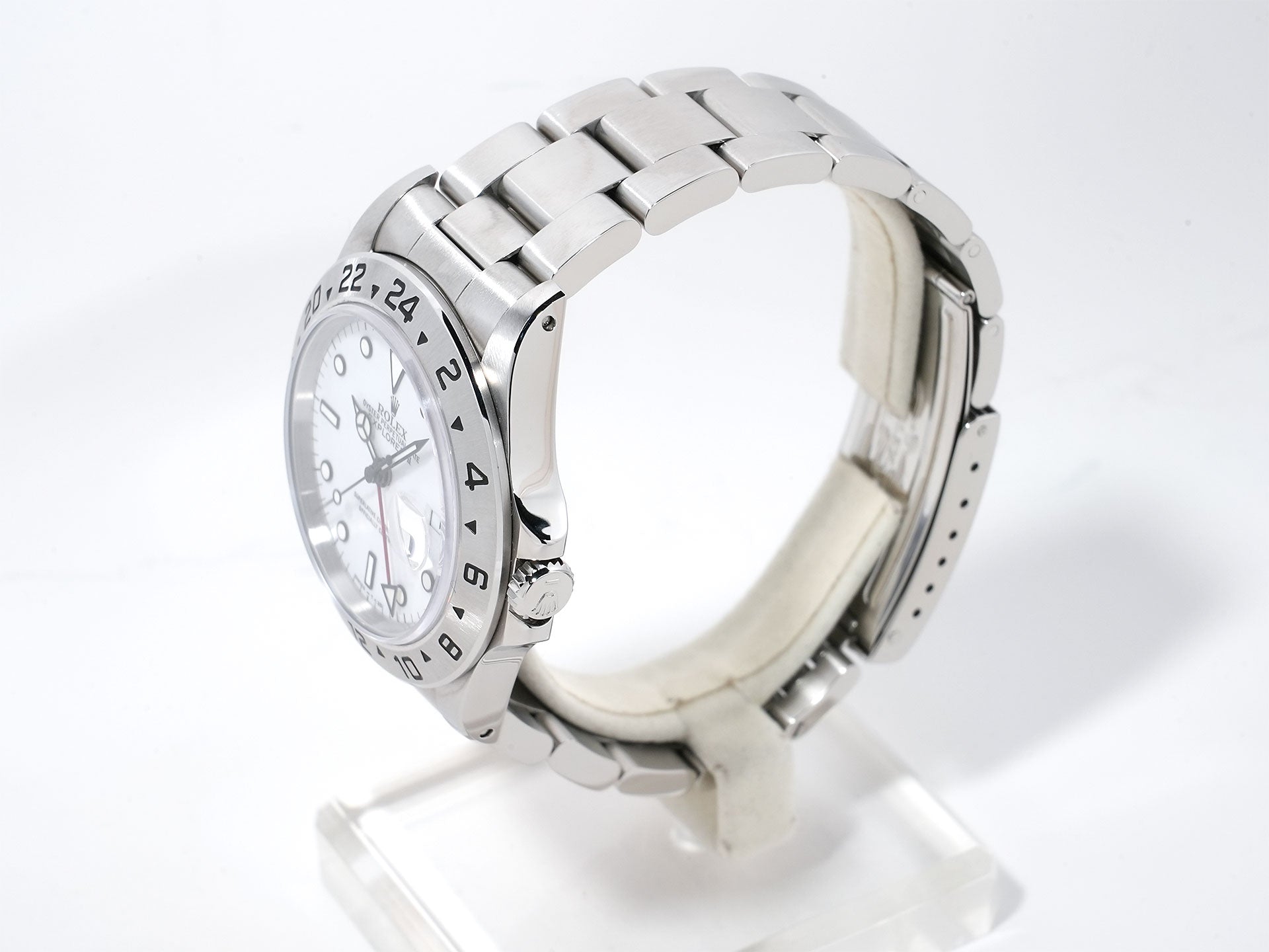 Rolex Explorer II Ref. 16570 Stainless Steel White Dial Oyster Bracelet Excellent Condition pja8gdv2