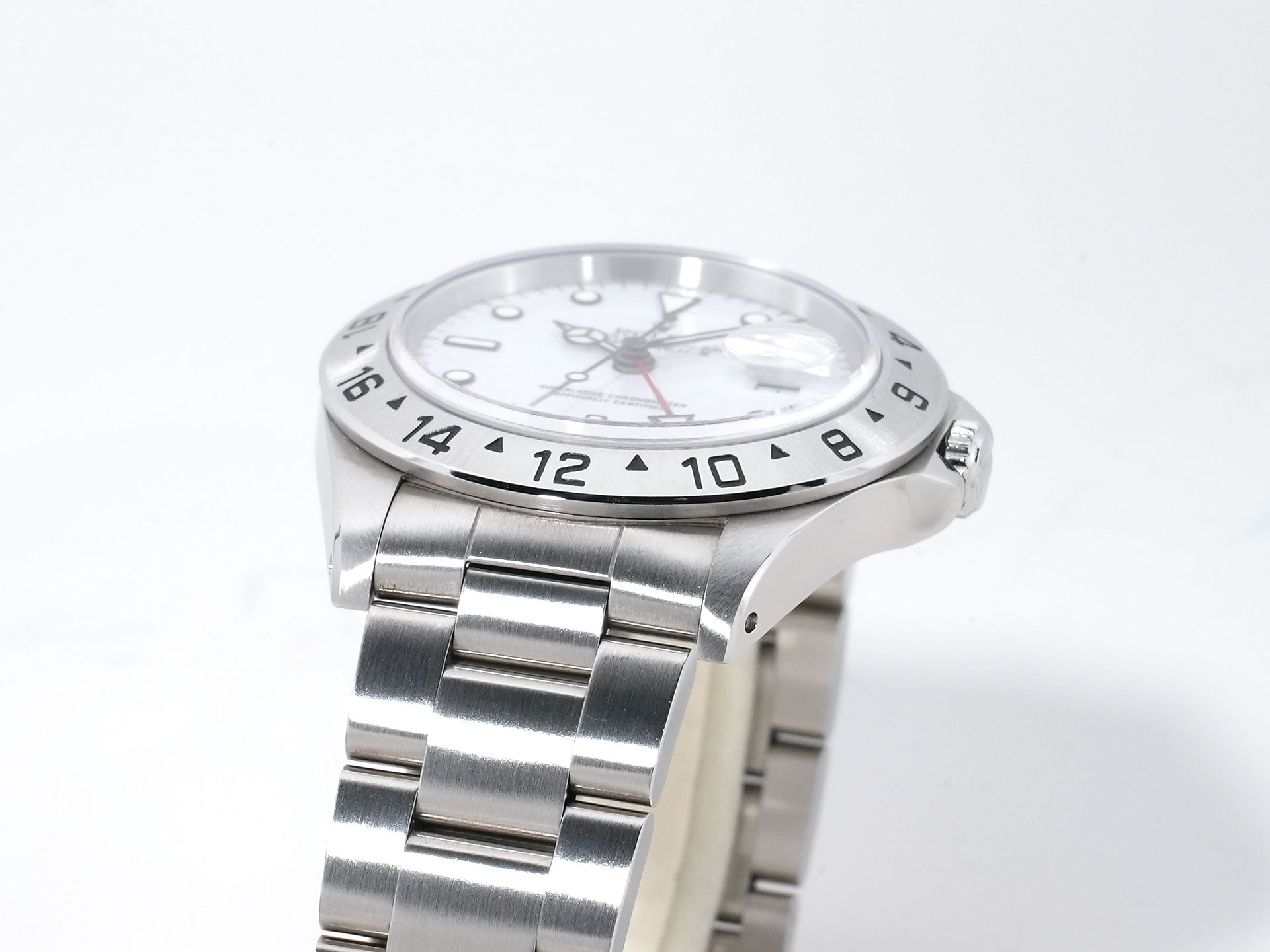 Rolex Explorer II Ref. 16570 Stainless Steel White Dial Oyster Bracelet Excellent Condition pja8gdv2
