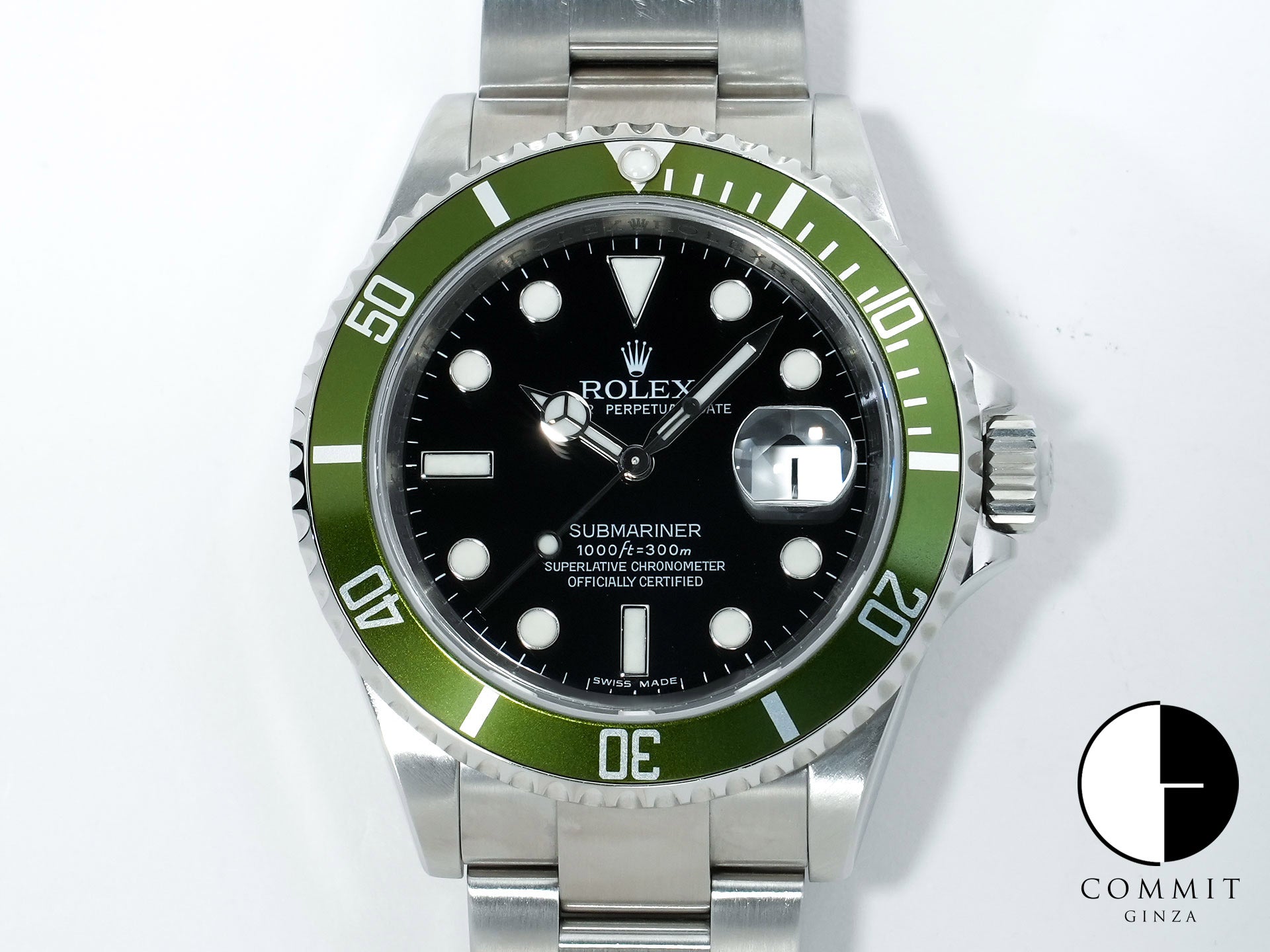 ロレックス サブマリーナー デイト Ref.16610LV ステンレススチール ブラック文字盤 美中古 b3ukx4hn