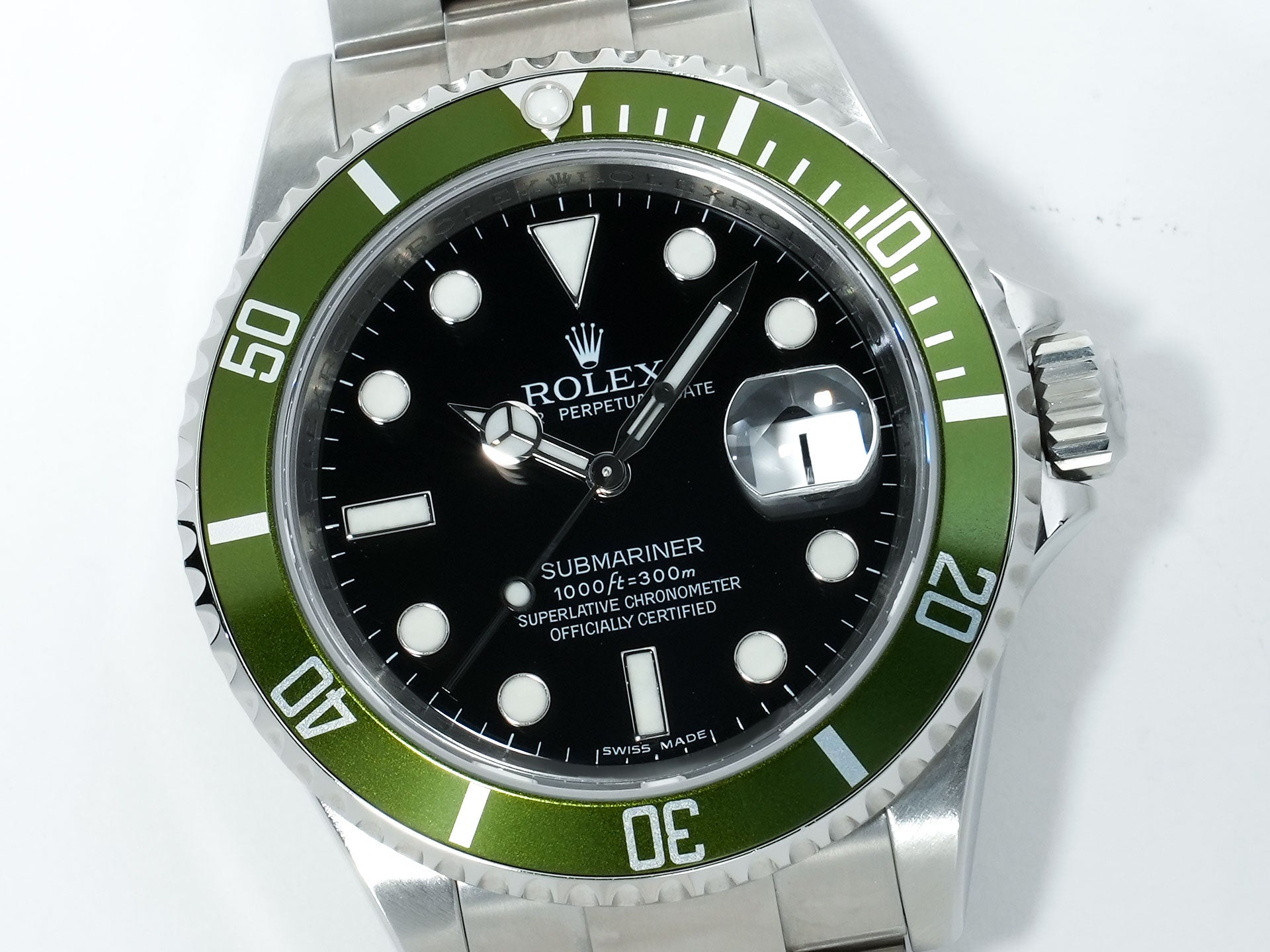 Rolex Submariner Date Ref. 16610LV Stainless Steel Black Dial Excellent Condition b3ukx4hn