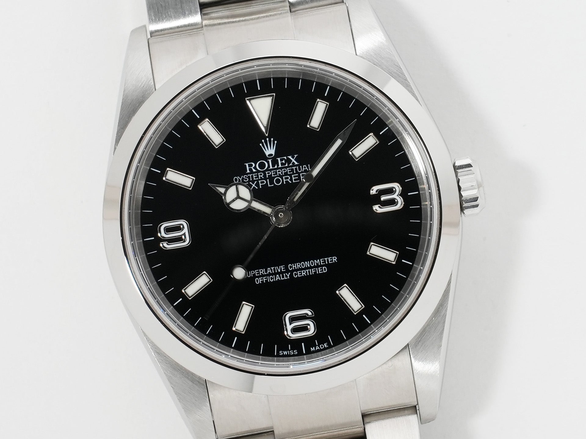 ロレックス エクスプローラーI Ref.114270 ステンレススチール ブラック文字盤 オイスターブレスレット 美中古 ghjpbcgu