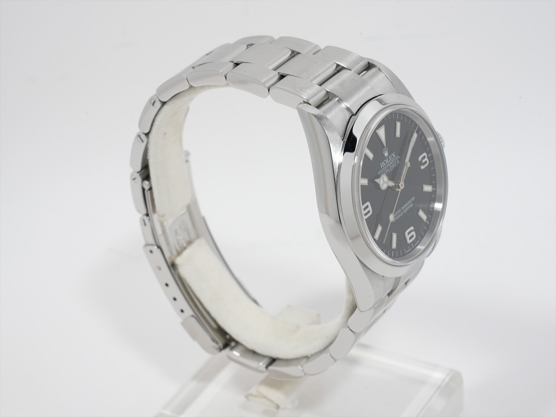 ロレックス エクスプローラーI Ref.114270 ステンレススチール ブラック文字盤 オイスターブレスレット 美中古 ghjpbcgu