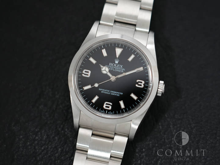 ロレックス エクスプローラーI Ref.114270 ステンレススチール ブラック文字盤 オイスターブレスレット 美中古 ghjpbcgu