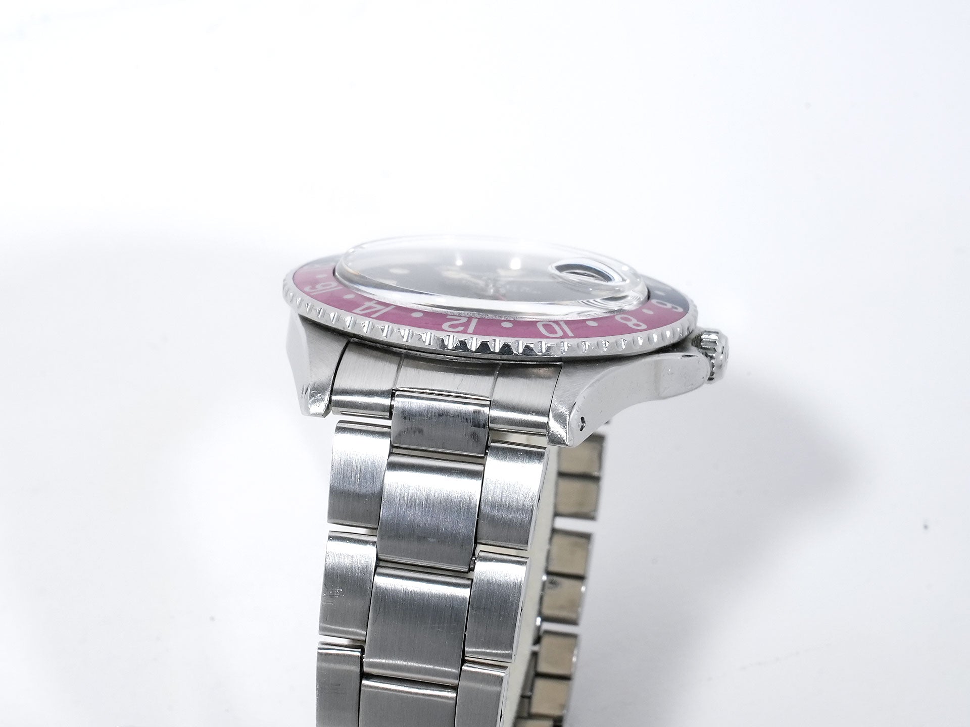 Rolex GMT-Master Ref. 1675 Stainless Steel Black Dial Oyster Bracelet Used 268xmopw