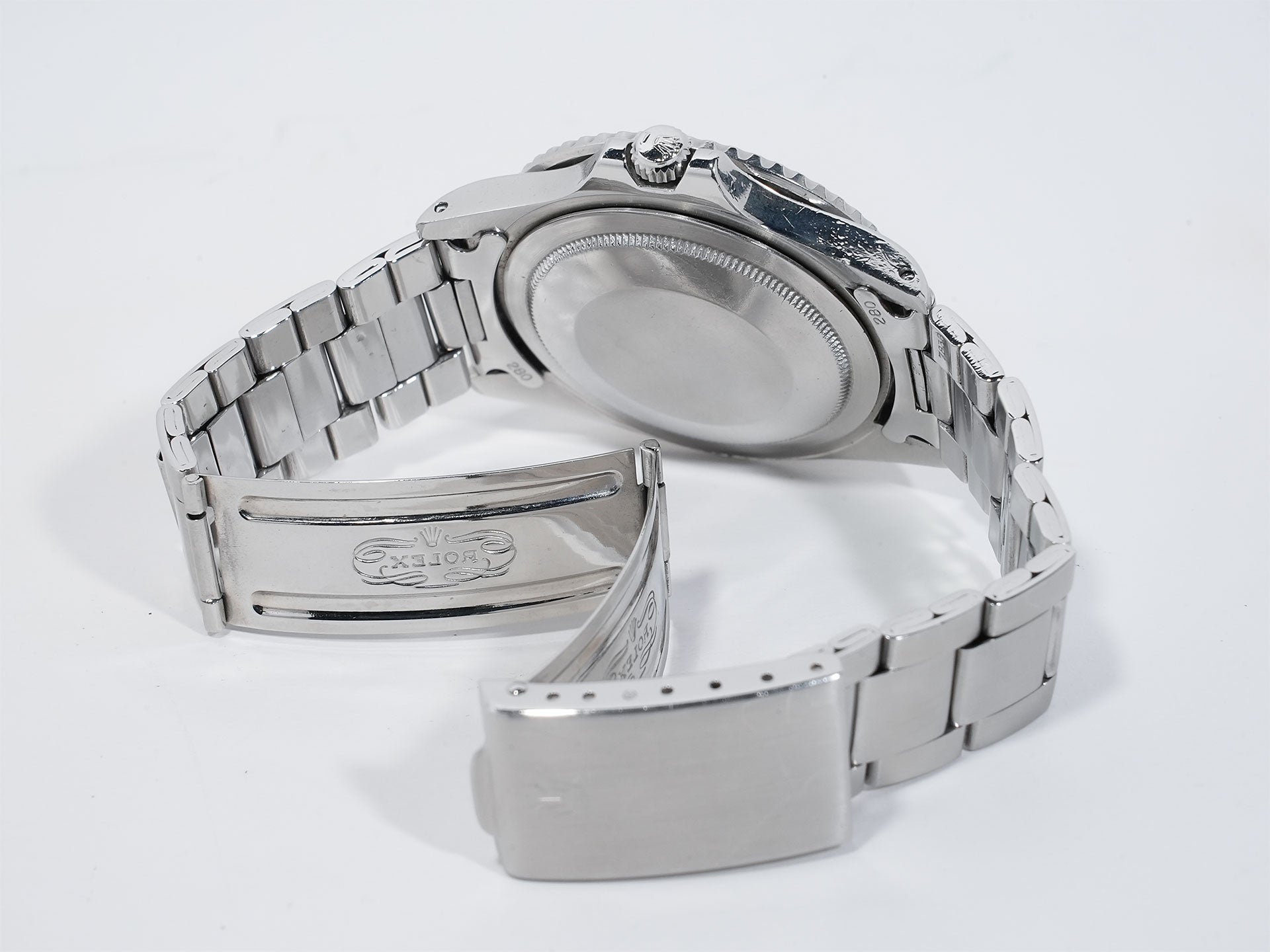 Rolex GMT-Master Ref. 1675 Stainless Steel Black Dial Oyster Bracelet Used 268xmopw