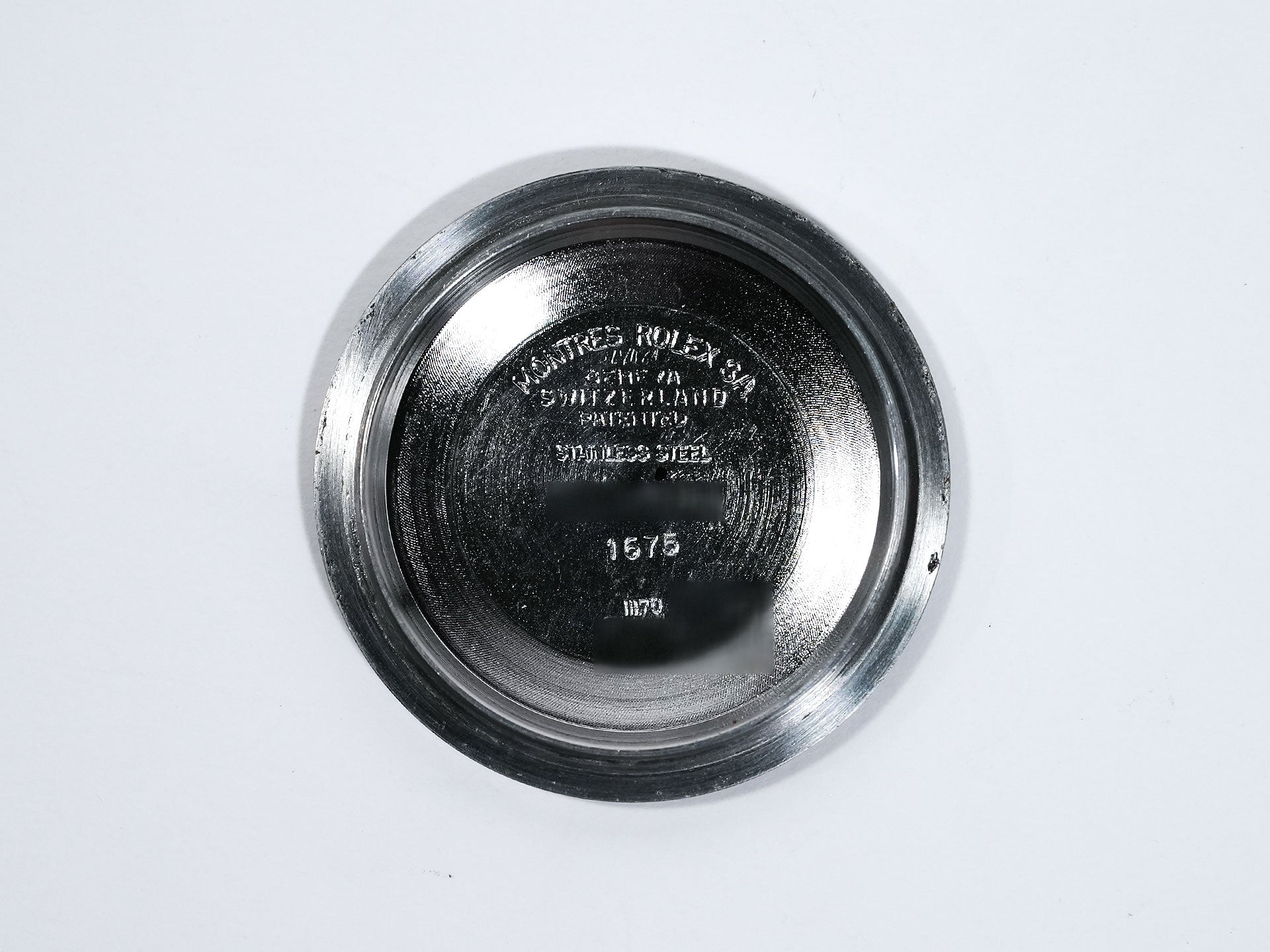 Rolex GMT-Master Ref. 1675 Stainless Steel Black Dial Oyster Bracelet Used 268xmopw