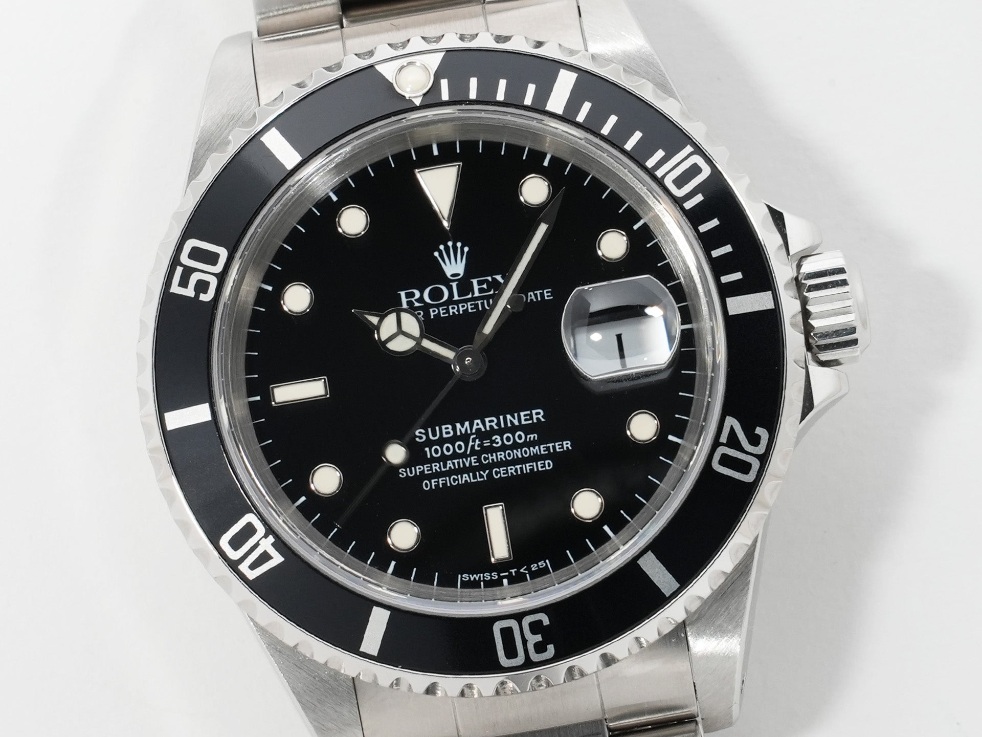 Rolex Submariner Date Ref.16610 Stainless Steel Black Dial Used tbjv4etj
