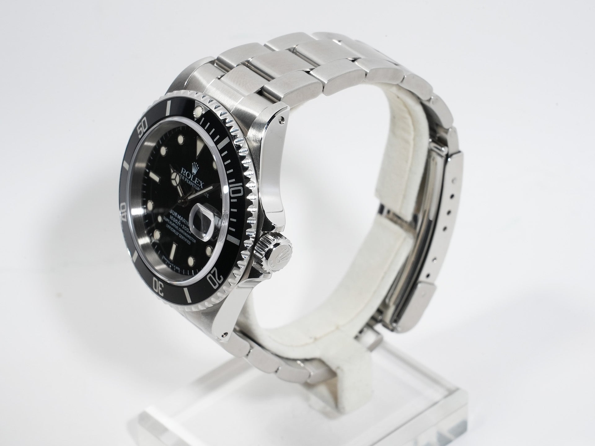 Rolex Submariner Date Ref.16610 Stainless Steel Black Dial Used tbjv4etj