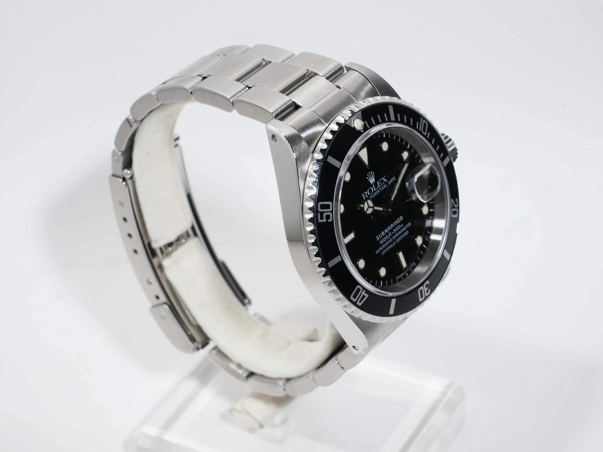 Rolex Submariner Date Ref.16610 Stainless Steel Black Dial Used tbjv4etj