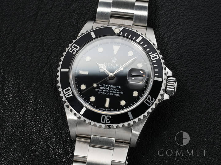 Rolex Submariner Date Ref.16610 Stainless Steel Black Dial Used tbjv4etj
