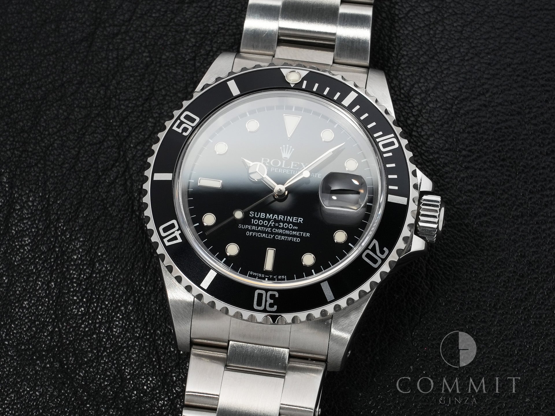 Rolex Submariner Date Ref.16610 Stainless Steel Black Dial Used tbjv4etj