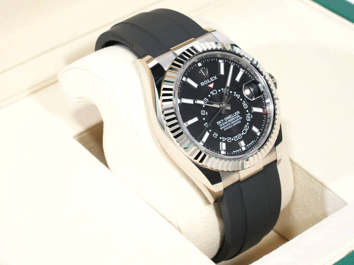 Rolex Sky-Dweller Ref.336239 White Gold Black Dial Unused b9gp5wox