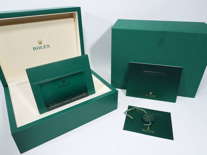 Rolex Daytona Ref. 126518LN Yellow Gold Turquoise Blue Dial Unused t4zxs9t3