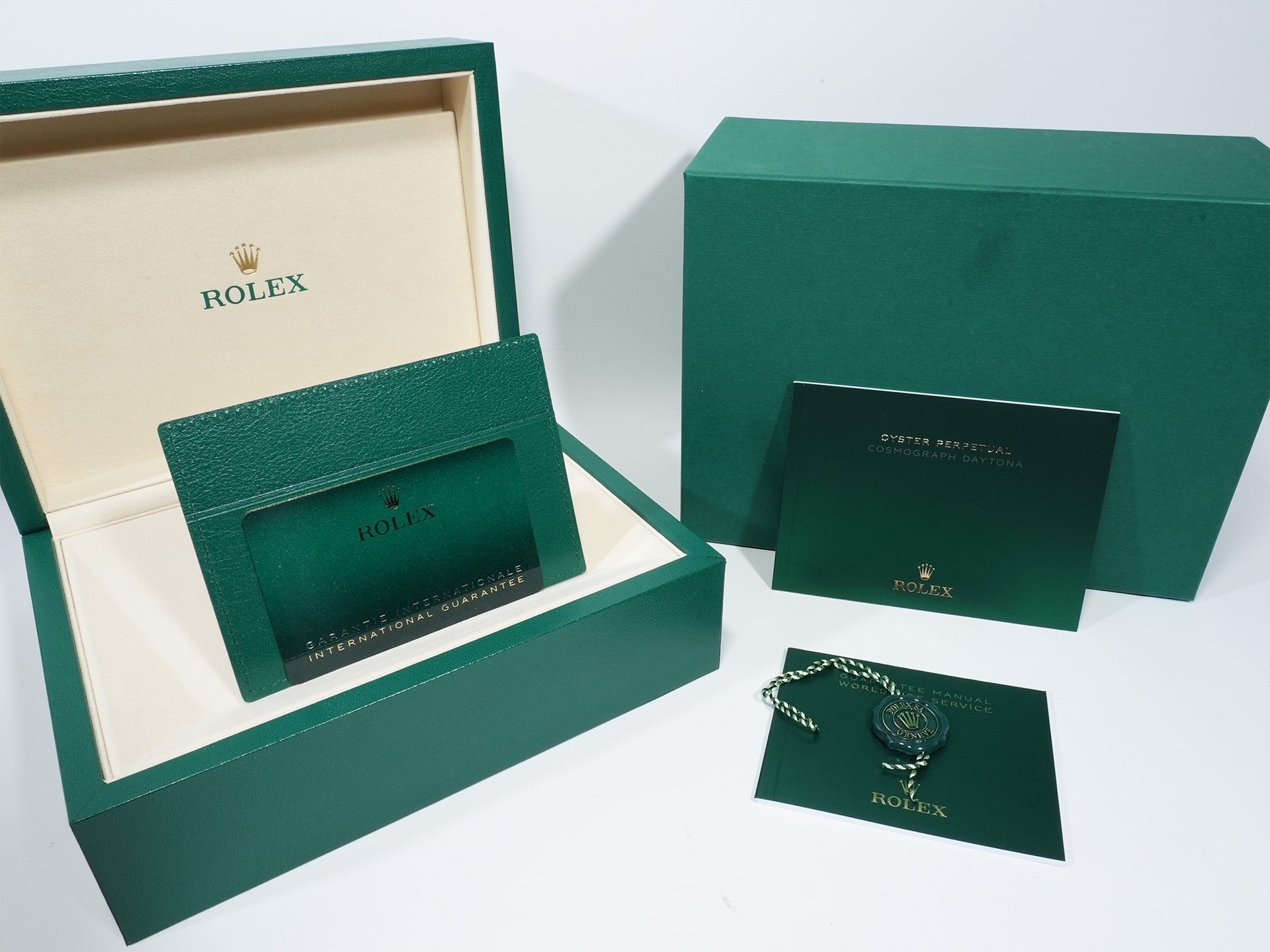 Rolex Daytona Ref. 126518LN Yellow Gold Turquoise Blue Dial Unused t4zxs9t3