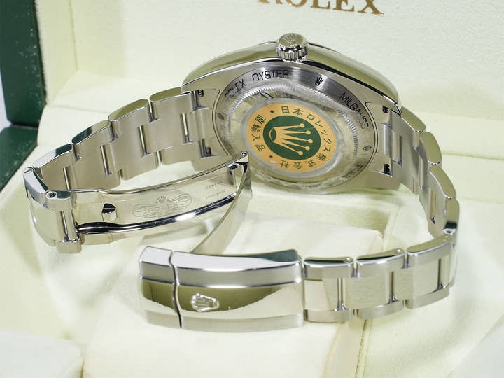 ロレックス ミルガウス Ref.116400 ステンレススチール ブラック文字盤 美品 po57s4bd