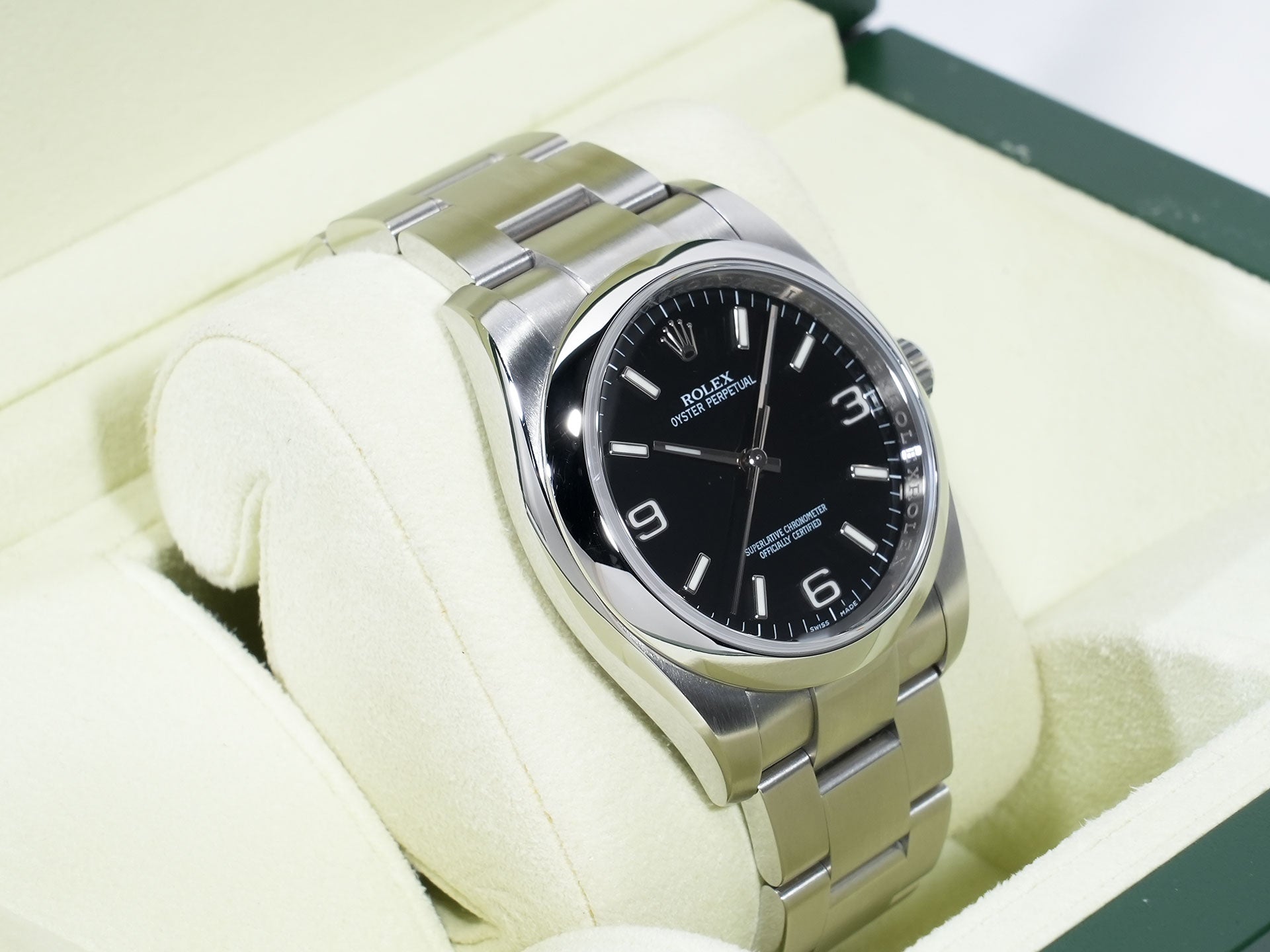ロレックス オイスターパーペチュアル36 Ref.116000 ステンレススチール ブラック文字盤 美品 gb3zvv2e