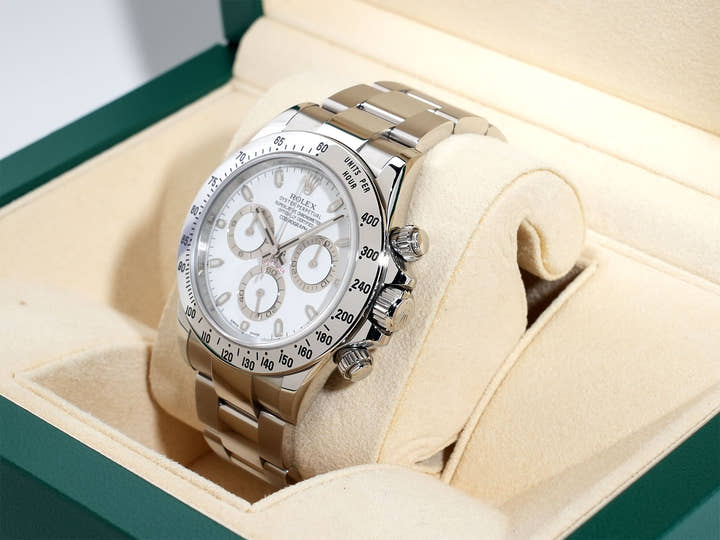 ロレックス デイトナ Ref.116520 ステンレススチール ホワイト文字盤 美品 bahedpqh
