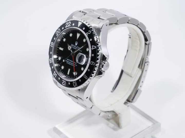 Rolex GMT-Master II Ref. 16710 Stainless Steel Black Dial Oyster Bracelet Excellent Used Condition 25pvciuc