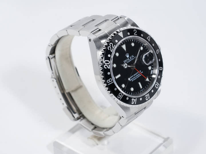 Rolex GMT-Master II Ref. 16710 Stainless Steel Black Dial Oyster Bracelet Excellent Used Condition 25pvciuc