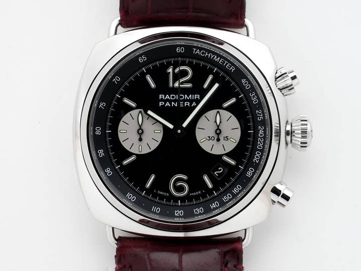 パネライ ラジオミール クロノグラフ Ref.PAM00163 ステンレススチール ブラック文字盤 美中古 ov53btj3