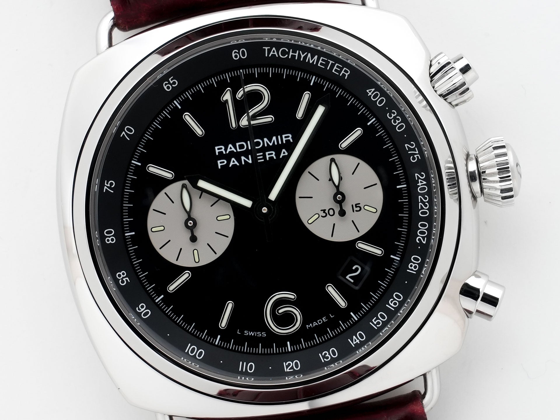 パネライ ラジオミール クロノグラフ Ref.PAM00163 ステンレススチール ブラック文字盤 美中古 ov53btj3