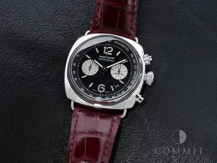 パネライ ラジオミール クロノグラフ Ref.PAM00163 ステンレススチール ブラック文字盤 美中古 ov53btj3